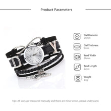 Load image into Gallery viewer, Luxury Silver Heart Watch