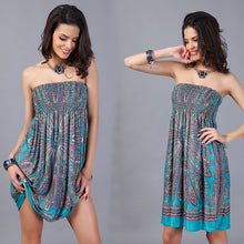 Load image into Gallery viewer, Strapless Bohemia Sleeveless Dress