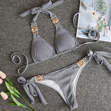 Load image into Gallery viewer, Rhinestone Swimsuit