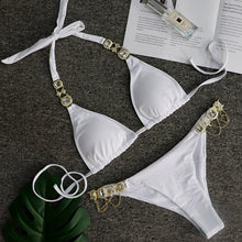 Load image into Gallery viewer, Rhinestone Swimsuit