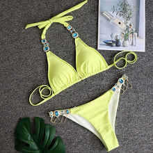 Load image into Gallery viewer, Rhinestone Swimsuit