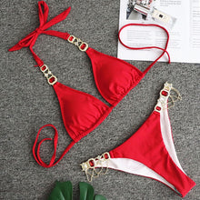 Load image into Gallery viewer, Rhinestone Swimsuit