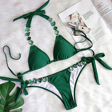 Load image into Gallery viewer, Rhinestone Swimsuit