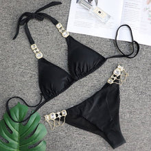 Load image into Gallery viewer, Rhinestone Swimsuit