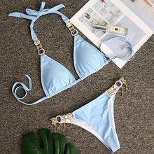 Load image into Gallery viewer, Rhinestone Swimsuit