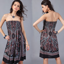 Load image into Gallery viewer, Strapless Bohemia Sleeveless Dress
