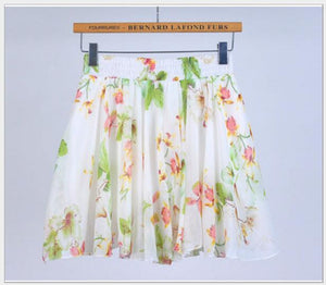 Printed Chiffon Skirt