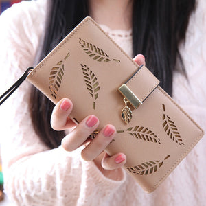 Luxury Hollow Out Leaf Purse