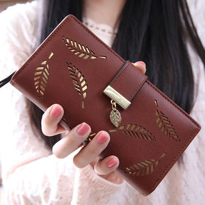 Luxury Hollow Out Leaf Purse