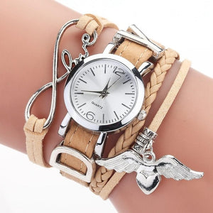 Luxury Silver Heart Watch
