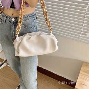 Soft Leather Hobos Bag