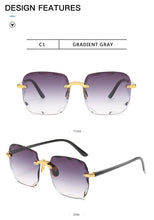 Load image into Gallery viewer, Rimless Square Sunglasses
