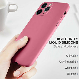Iphone Soft Silicon Liquid Case