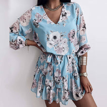 Load image into Gallery viewer, Casual Long Sleeve Short Dress
