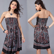Load image into Gallery viewer, Strapless Bohemia Sleeveless Dress
